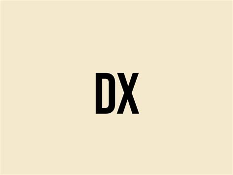 dx meaning slang